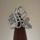 Sterling Silver Unique Celtic Ring