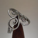 Sterling Silver Filigree Heart Ring
