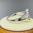 Sterling Silver Double Heart CZ Ring