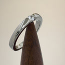 Sterling Silver Round Clear CZ Ring