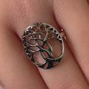 Sterling Silver Tree of Life Ring