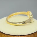 Solid 14K Yellow Gold Infinity Promise Ring