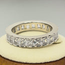 Sterling Silver Square Eternity CZ Ring