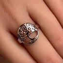 Sterling Silver Tree of Life Ring