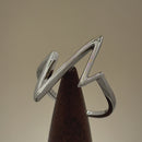 Sterling Silver Heartbeat Ring