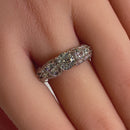 Sterling Silver Regal Round Cut Clear CZ Engagement Ring
