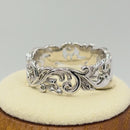 Sterling Silver Filigree Floral Ring