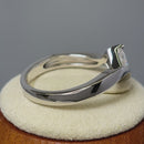 Sterling Silver Clear Princess CZ Ring