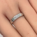 Sterling Silver 4.7mm Hammered Ring