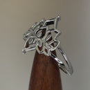 Sterling Silver Lotus Flower Ring