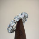Sterling Silver Eternity Round CZ Ring
