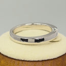 Sterling Silver Round Clear CZ Ring