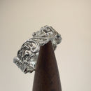 Sterling Silver Filigree Floral Ring
