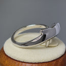 Sterling Silver Shark Black CZ Ring
