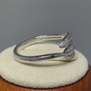 Sterling Silver Double Feather Ring