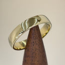 Solid 14K Gold 4mm Comfort Fit Wedding Band