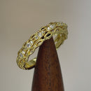 Sterling Silver Yellow Gold Plated Elysian Round Cut Clear CZ Ring
