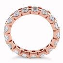 Rose Gold Plated Sterling Silver Eternity Ring