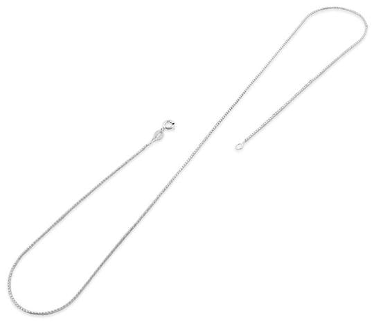 Sterling Silver Round Box Chain 1.0mm