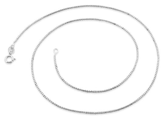 Sterling Silver Round Box Chain 1.0mm