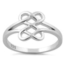 Sterling Silver Celtic Ladies Ring