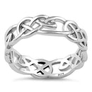 Sterling Silver Celtic Pattern Ring