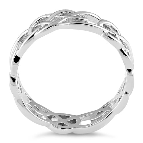 Sterling Silver Celtic Pattern Ring
