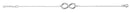 Sterling Silver Classic Infinity Bracelet