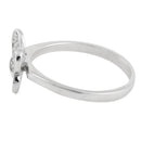 Sterling Silver Clear Butterfly CZ Ring