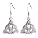 Sterling Silver Dangling Celtic Earrings