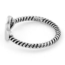 Sterling Silver Double Heart Ring