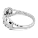 Sterling Silver Elephants Ring