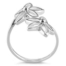 Sterling Silver End to End Flower Ring