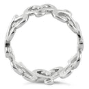 Sterling Silver Eternity Heart Ring