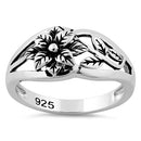 Sterling Silver Flower Ring
