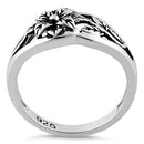 Sterling Silver Flower Ring