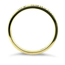 Sterling Silver Gold Plated "You Are My Sunshine, My Only Sunshine" Ring