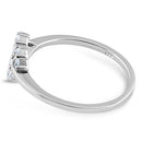 Sterling Silver Heart CZ Ring