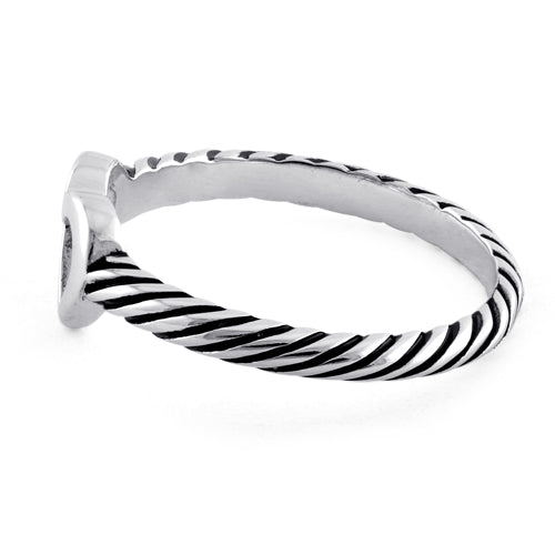 Sterling Silver Heart Ring