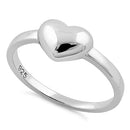 Sterling Silver High Polish Heart Ring