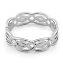 Sterling Silver Infinity Celtic Ring