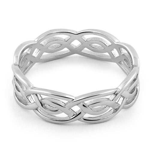 Sterling Silver Infinity Celtic Ring