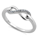 Sterling Silver Infinity CZ Ring