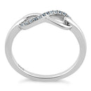 Sterling Silver Infinity CZ Ring