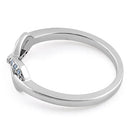 Sterling Silver Infinity CZ Ring
