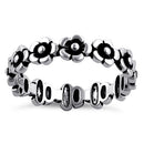 Sterling Silver Multiple Flower Ring