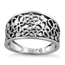 Sterling Silver Multiple Plumeria Ring