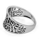 Sterling Silver Multiple Plumeria Ring
