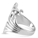 Sterling Silver Multiple Waves Ring