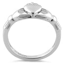 Sterling Silver Plain Claddagh Ring